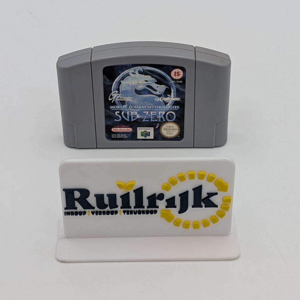 Mortal Kombat Mythologies - Sub Zero - Nintendo 64 Game, Ruilrijk, Zo goed als nieuw, Info@ruilrijk.nl, Neerstraat 60, 6041 KD Roermond