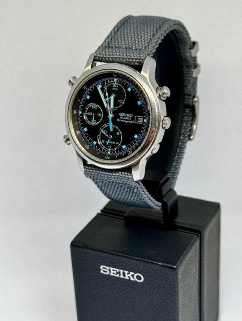 Seiko 7T32 7B80, Sieraden, Tassen en Uiterlijk, Ophalen, Gebruikt