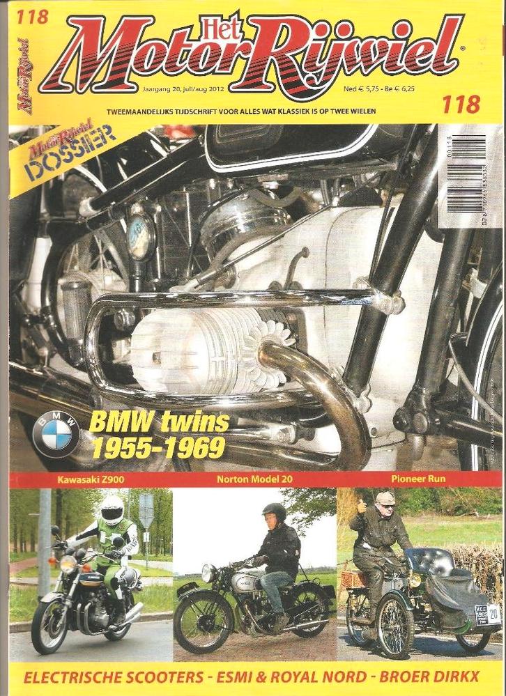 118 –  BMW – Kawasaki – Norton – Ryal Nord & ESMI, Boeken, Tijdschriften en Kranten, Zo goed als nieuw, Sport en Vrije tijd, Ophalen of Verzenden