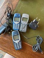 Nokia 2x 3310 en 1x 3210 laden niet meer op, Blauw, Geen camera, Fysiek toetsenbord, Ophalen of Verzenden