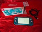 Nintendo Switch Lite Turquoise - Zo goed als nieuw, Spelcomputers en Games, Ophalen of Verzenden, Turquoise, Zo goed als nieuw