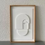 Schilderij van hout "masker" in 3D - handmade, Minder dan 50 cm, Nieuw, Ophalen of Verzenden, Schilderij