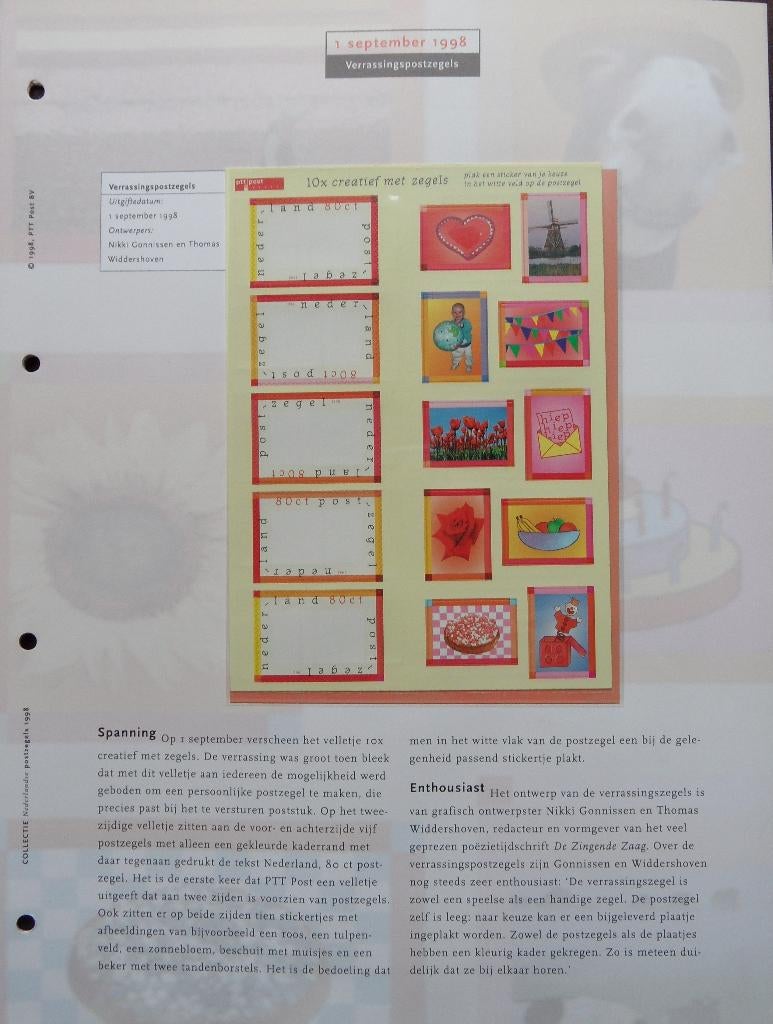 Geïllustreerd Verzamelen 1998 –  Complete set, Postzegels en Munten, Postzegels | Toebehoren, Ophalen of Verzenden, Verzamelalbum