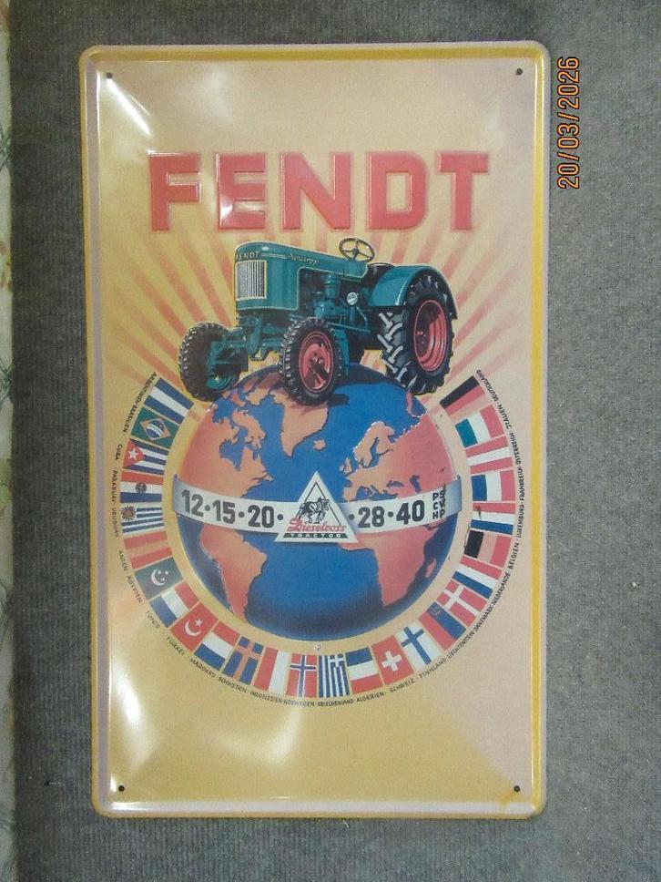 Fendt tractor bord landbouw  trekker, Verzamelen, Automerken, Motoren en Formule 1, Zo goed als nieuw, Auto's, Ophalen of Verzenden