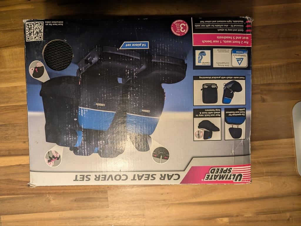 Universele autostoelhoezen set - 14-delig, Ophalen of Verzenden, Nieuw