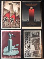 Kavel ansichtkaarten Reichsparteitag Duitsland WO2 periode, Verzamelen, Ophalen of Verzenden, 1920 tot 1940, Gelopen, Duitsland