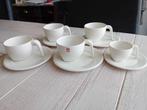 Arabia Ego iittala Ego 4 grote koffie kop en schotels, Huis en Inrichting, Ophalen of Verzenden, Zo goed als nieuw, Overige stijlen