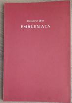Emblemata - Theodorus Beza, Ophalen of Verzenden, Gelezen, Theodorus Beza, Eén auteur