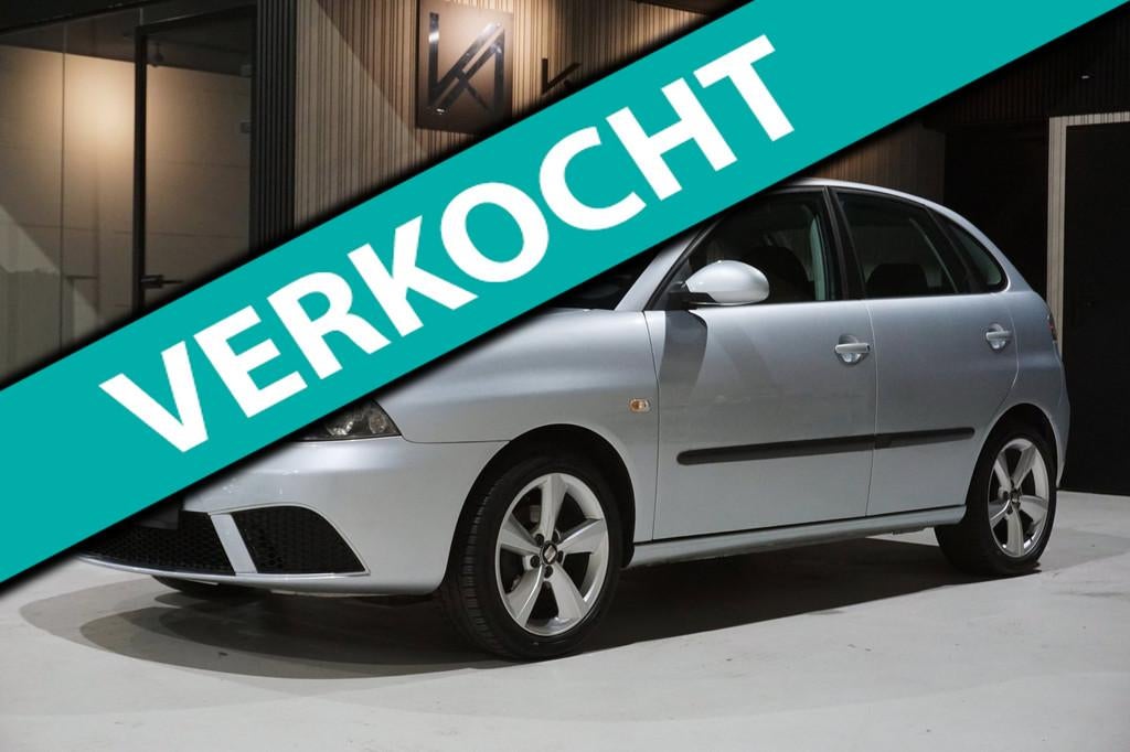 Seat Ibiza 1.4-16V Trendstyle 5Drs Airco Cruise Elek R Lm Cv, Voorwielaandrijving, Zwart, Ibiza, Origineel Nederlands