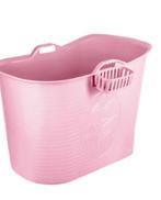 Kunststof bad roze, Ophalen, Zo goed als nieuw, Met bad