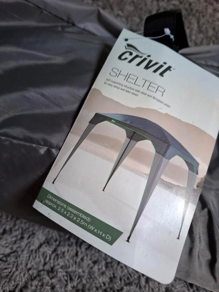 Crivit Shelter, Caravans en Kamperen, Tenten, tot en met 2, Zo goed als nieuw, Ophalen of Verzenden