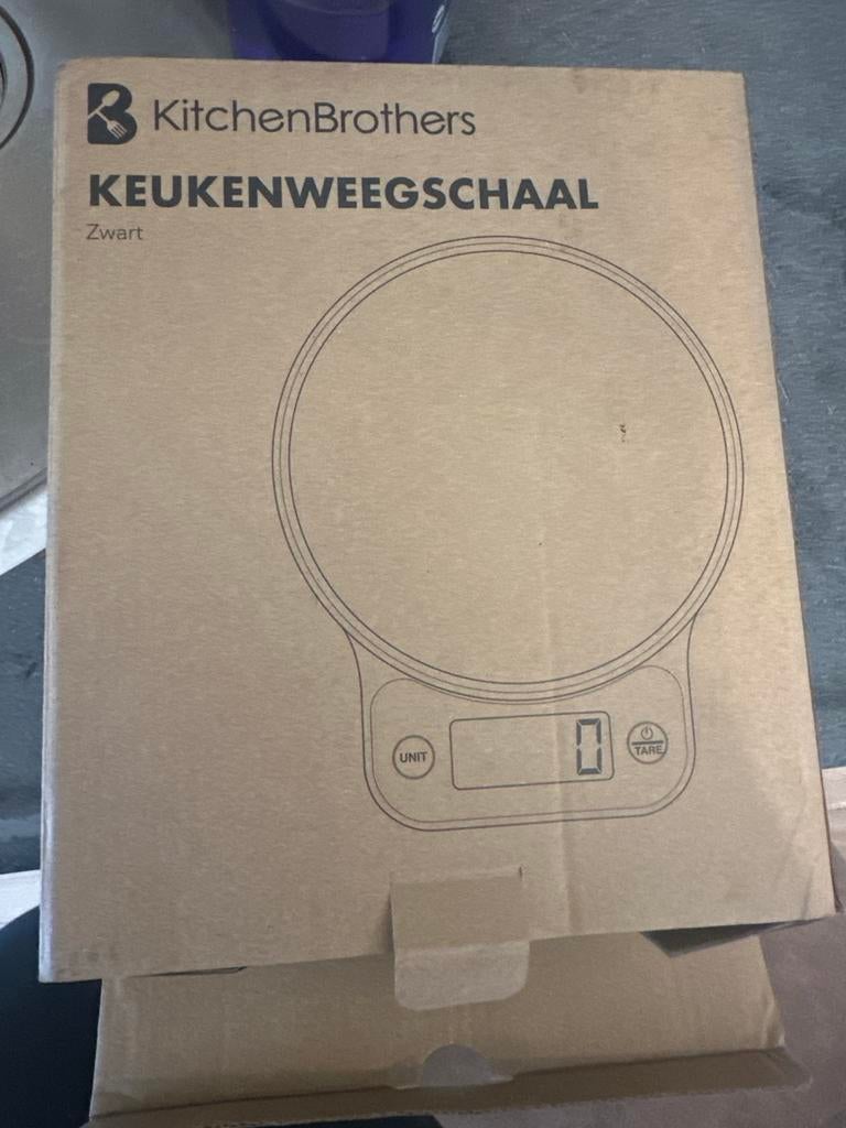 Nieuwe KitchenBrothers Keukenweegschaal - Digitaal, Minder dan 10 kg, Keukenweegschaal, Nieuw, Ophalen of Verzenden