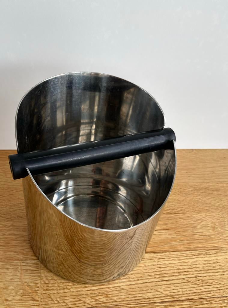 Cilio RVS uitklopbak, Ophalen of Verzenden, Gebruikt, Overige merken, Barista-accessoire