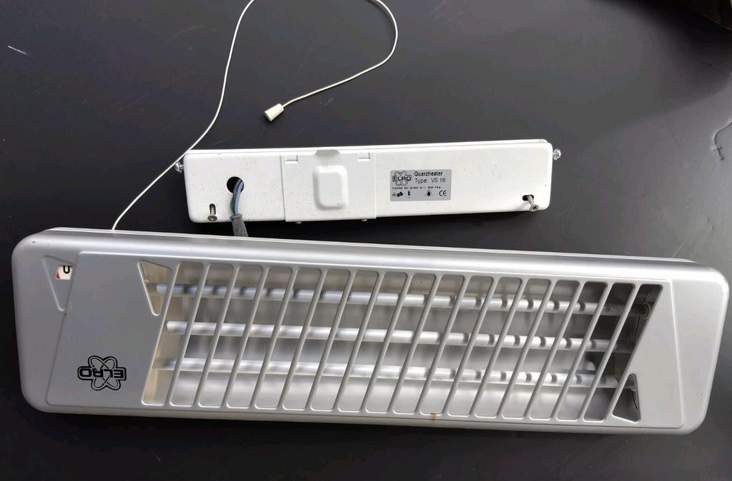 Straalkachel voor wandmontage, Gebruikt, Elektrisch, Ophalen of Verzenden, Hangend
