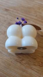 Paraffinevrije Kaars - 2x2 cm, Ophalen, Overige materialen, Wit, Nieuw