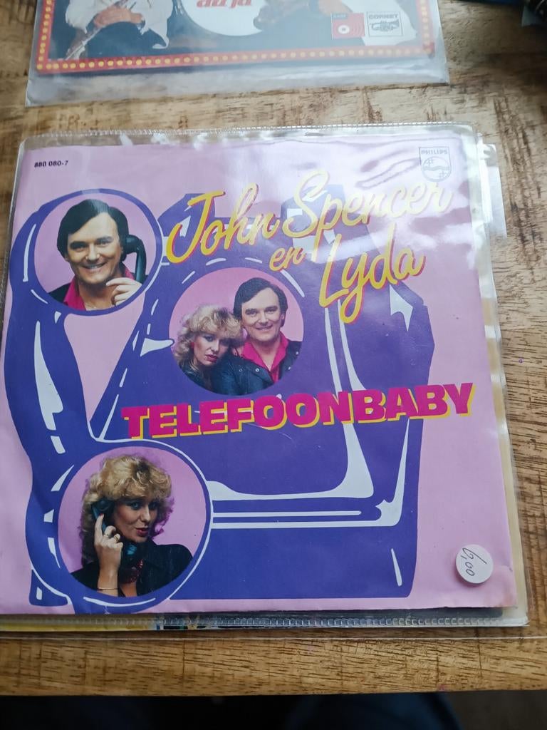 John Spencer - telefoonbaby, Ophalen of Verzenden, Zo goed als nieuw, Overige formaten, Levenslied of Smartlap
