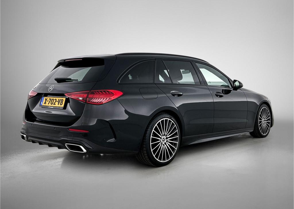 Mercedes-Benz C-Klasse Estate 180 AMG Line | Amg In en Exter, Automaat, 12 maanden, Zwart, Origineel Nederlands