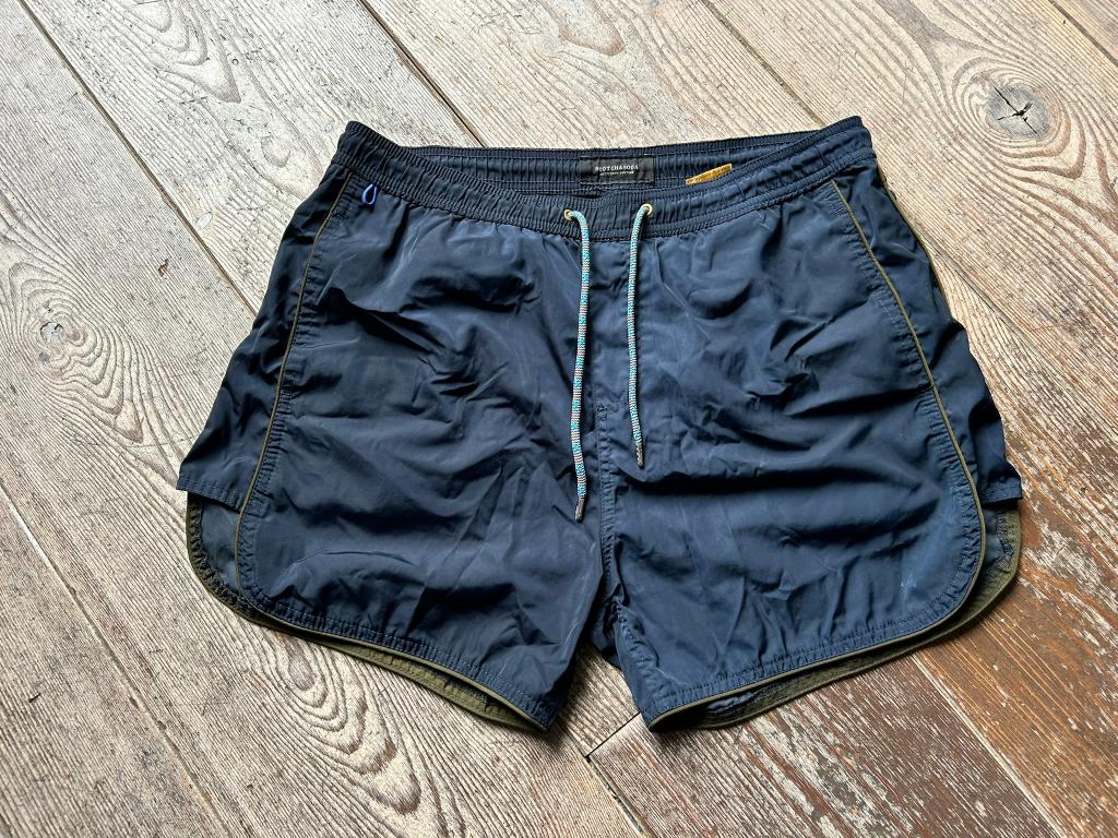 Zwembroek / zwemshort Scotch & Soda, maat S, blauw, Kleding | Heren, Badmode en Zwemkleding, Blauw, Ophalen of Verzenden, Zwemshort