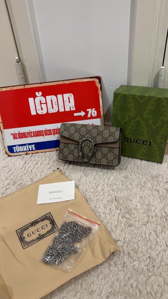 Gucci Dionysus super mini bags OP VOORRAAD, Overige merken, Bruin, Nieuw, Ophalen of Verzenden