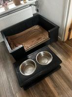 Steigerhouten hondenmand & hondenbakken, Ophalen, Gebruikt, Overige