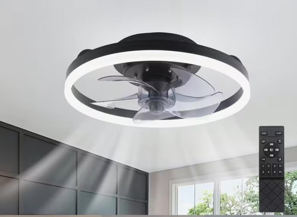 Nieuwe Plafondventilator met Verlichting & Afstandsbediening, Ophalen of Verzenden, Nieuw, Kunststof