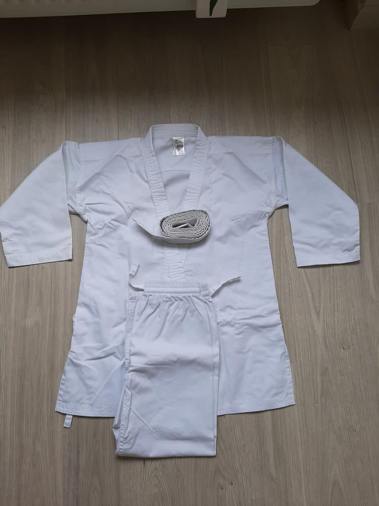 AvD1367 Decathlon pak karate taekwondo vechtsport 150 ZGAN, Jongen of Meisje, Sport- of Zwemkleding, Decathlon, Ophalen of Verzenden