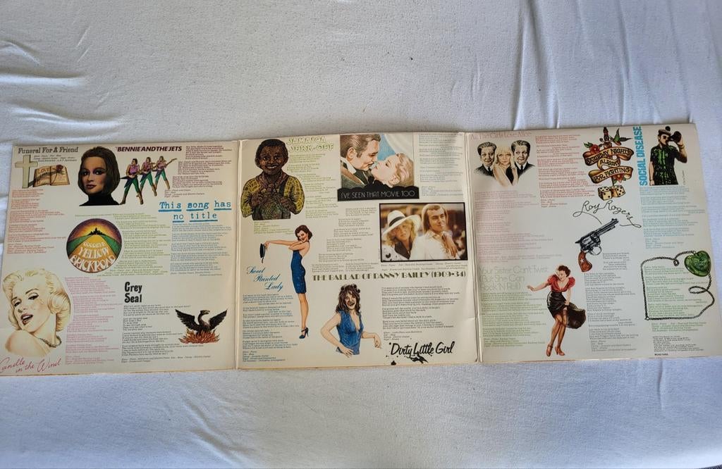 Elton John Goodbye Yellow Brick Road, Originele 70’s persing, Dubbel-LP, Ophalen of Verzenden, Gebruikt, Overige formaten