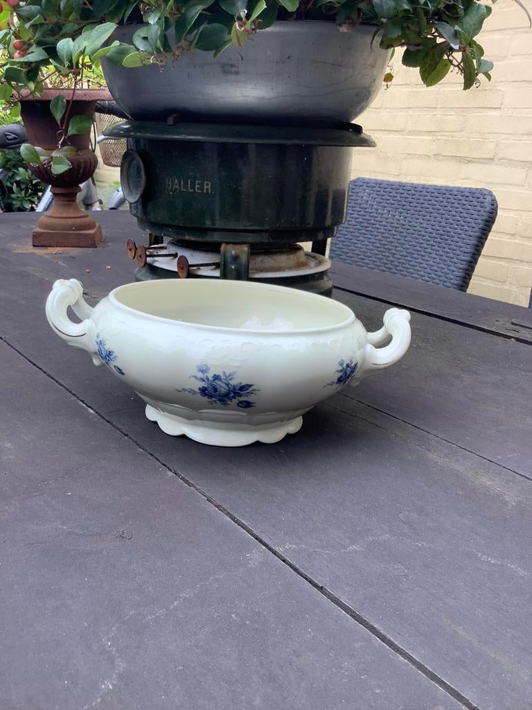 Brocante Kahla terrine, Ophalen of Verzenden