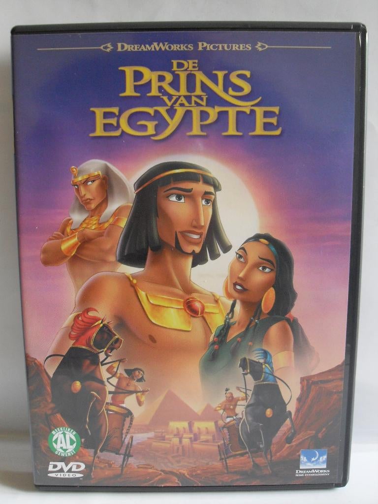 De Prins van Egypte (originele dvd), Cd's en Dvd's, Europees, Tekenfilm, Ophalen of Verzenden, Zo goed als nieuw
