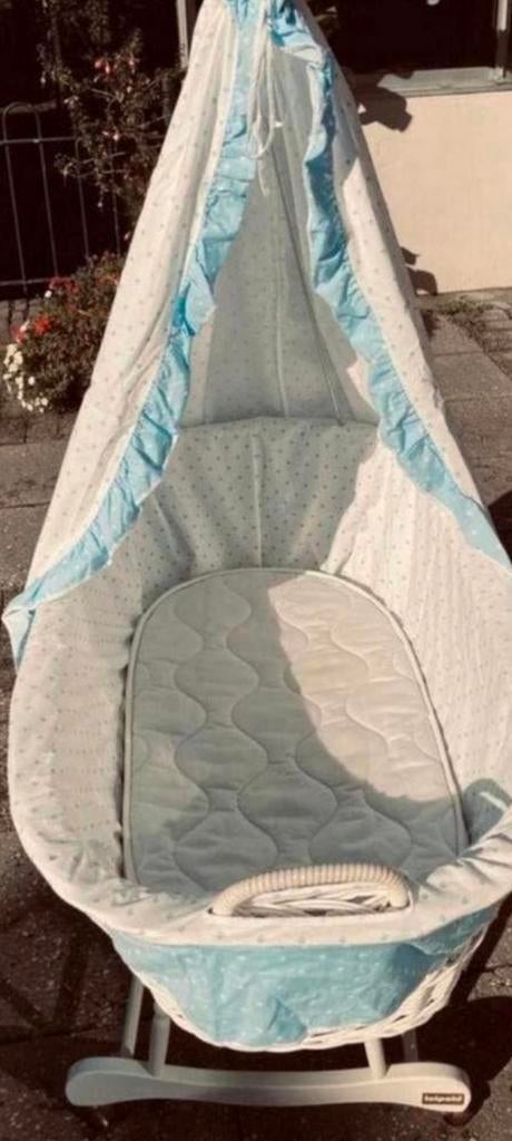 prachtig rotan wiegje Leipold, Kinderen en Baby's, Babywiegjes en Ledikanten, Zo goed als nieuw, Wieg, Ophalen