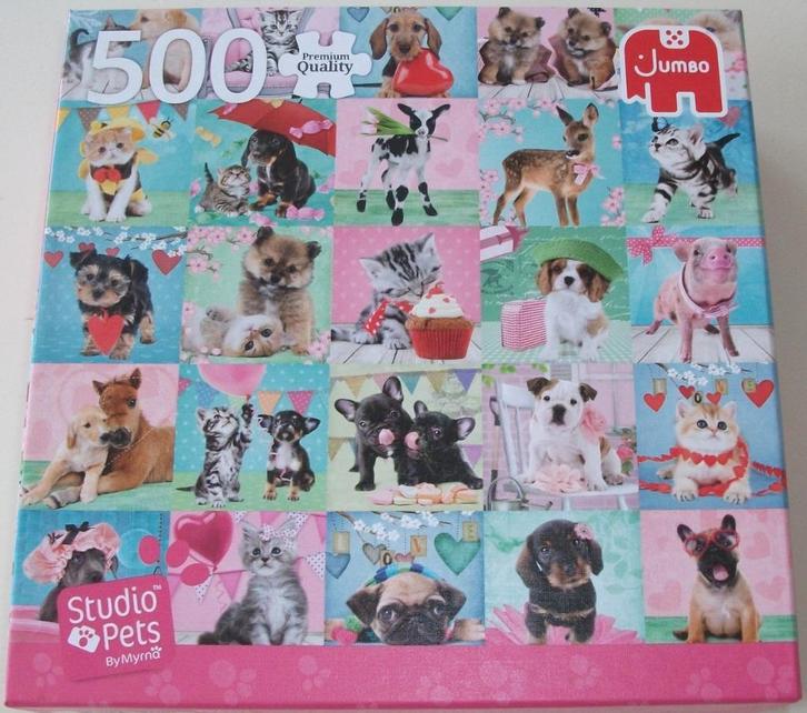 Puzzel *** PRACHTIGE DAG *** 500 stukjes Studio Pets, Hobby en Vrije tijd, Denksport en Puzzels, Zo goed als nieuw, Legpuzzel