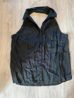 Zwarte dunne halter blouse, Zwart, Maat 46/48 (XL) of groter, Ophalen of Verzenden, Zo goed als nieuw