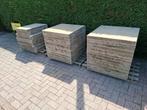 22m² 80x80 terrastegels, Tuin en Terras, Tegels en Klinkers, Ophalen, Zo goed als nieuw, 10 m² of meer, Beton