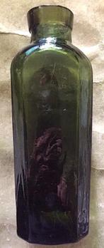 fles antiek zaadfles cacaofles 19e eeuw, Antiek en Kunst, Antiek | Glas en Kristal, Ophalen of Verzenden