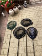 Te Koop 4 schepnet stelen met netjes meeste zijn 4 meter, Ophalen, Gebruikt, Net of Fuik