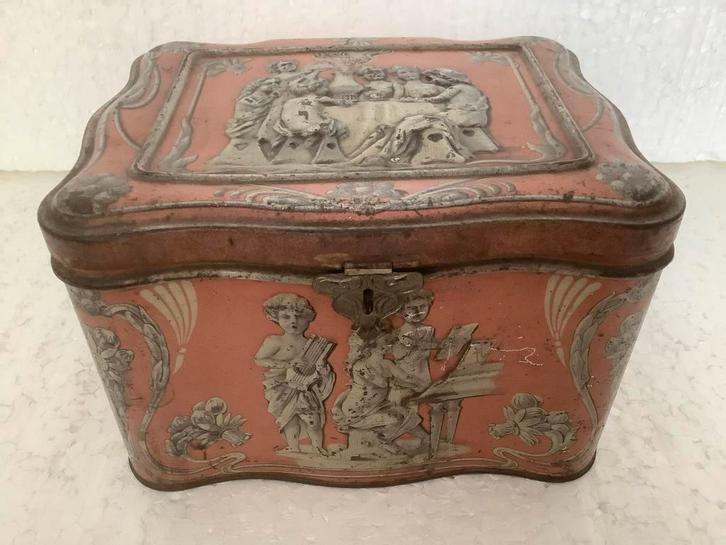 Chocolat L’Aiglon, Verzamelen, Blikken, Gebruikt, Ophalen of Verzenden