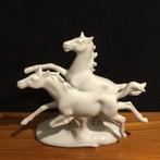 Grafenthal Wit Sculptuur Beeld Paarden Jaren 70/80, Ophalen of Verzenden