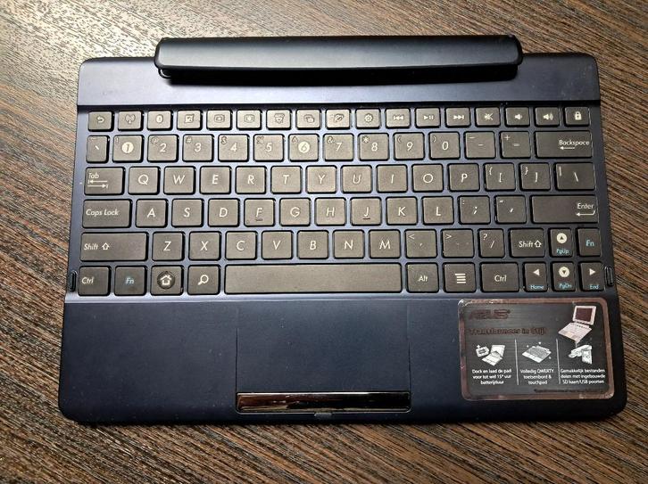 Docking keyboard voor Asus Transformer, Computers en Software, Android Tablets, Gebruikt, 10 inch, 16 GB, Usb-aansluiting, Ophalen of Verzenden