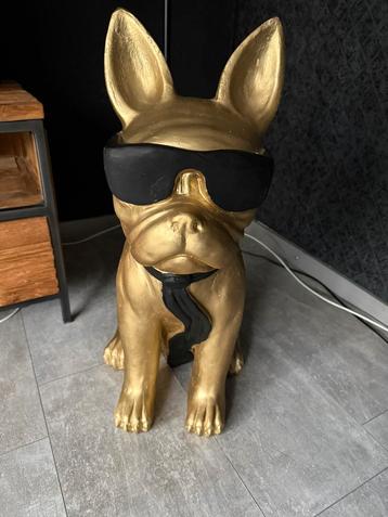 Mooi Franse bulldog beeld 70 cm. Gekocht bij Haco Wonen. beschikbaar voor biedingen