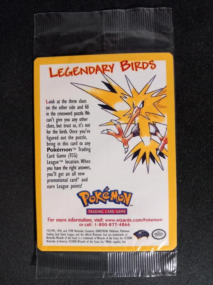 Pokemon Moltres 21 Wizard's Black Star Promo NM Sealed, Hobby en Vrije tijd, Verzamelkaartspellen | Pokémon, Zo goed als nieuw