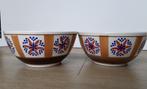 Vintage schaal (2) Heike GDR, 18,5cm in doorsnee, Huis en Inrichting, Keuken | Servies, Ophalen of Verzenden, Glas, Overige stijlen