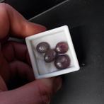 4 mooie robijn cabochons, Ophalen of Verzenden