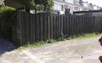 Gezocht: 12.5 tot 14m schutting, Tuin en Terras, Ophalen, Hout, Minder dan 3 meter