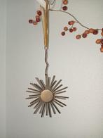 Kerst hanger stralende ster zon metaal messing, Ophalen of Verzenden, Zo goed als nieuw