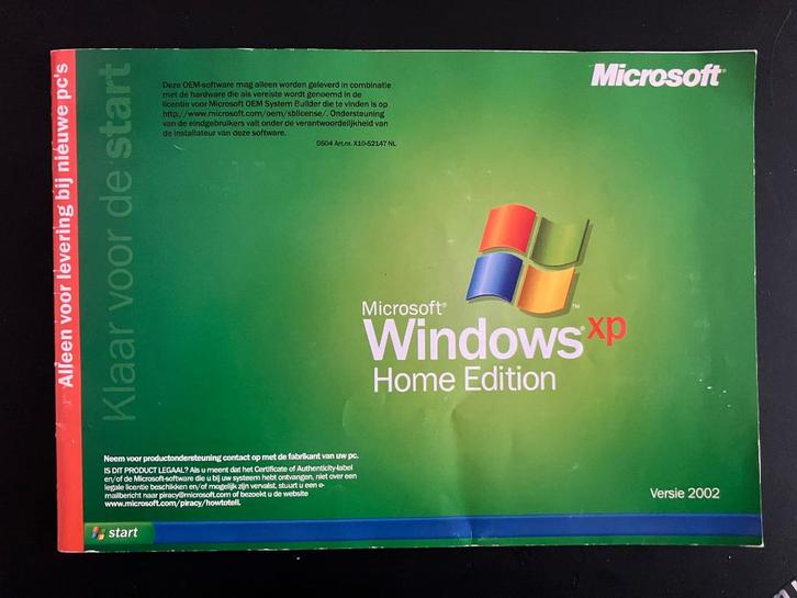 Windows XP Home DVD, Computers en Software, Besturingssoftware, Nieuw, Windows, Ophalen of Verzenden