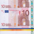 Anderhalf 10 euro biljet uit compleet vel van 54 biljetten, Verzenden, Duitsland, 10 euro, Los biljet