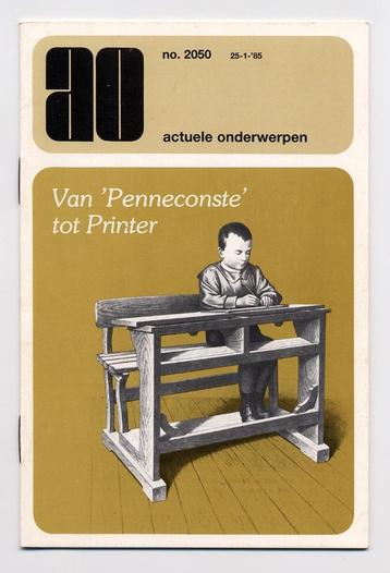Van Penneconste tot Printer - Onderwijs schoolboek computer beschikbaar voor biedingen