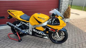 Prachtige suzuki gsxr 600 k1 geel 21400 km # #Nieuwstaat ## beschikbaar voor biedingen