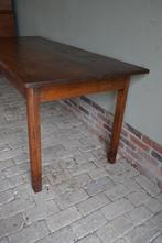 Prachtige antieke Franse eiken eettafel met lade., Antiek en Kunst, Verzenden