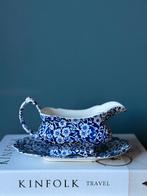 Burleigh Calico juskom sauskom saucière met onderbord, Ophalen of Verzenden